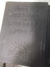 Vintage 1939 Audels Carpenters and Builders Guide Volumes 2,3,4 Set picture