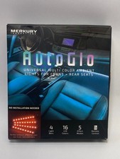 Merkury Innovations Auto Glo Multicolor Ambient Lighting For Front/Rear Auto NEW picture