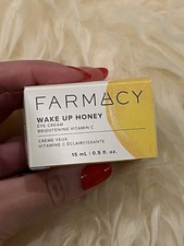 Farmacy Wake Up Honey Eye Cream - Brightening Vitamin C - 0.5 Oz - Full Sz - NIB picture