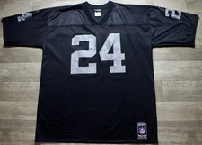 Vintage Charles Woodson #24 Oakland Raiders Reebok Jersey Mens XL NFL Football picture