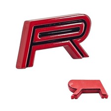 RED Pair of R Fender Emblems for GT350R for L & R fender with Adhesive Backing picture
