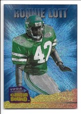 RONNIE LOTT 1994 SELECT CANTON BOUND INSERT CB6 NY JETS SF 49ERS HOF picture