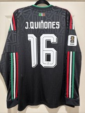 Julian Quiñones #16 Mens XL Mexico Third FAN Jersey Long Sleeve V Korea Rep picture