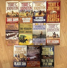 Terry C. Johnston The Plainsmen Western Paperback Book Lot of 11 picture