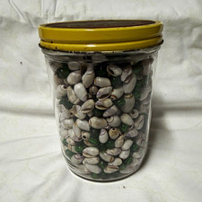 Peter Pan Jar Lot Mixed Shell Beads 5-5.9mm Green & White Mixed Shapes picture