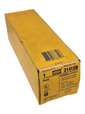 Hubbell HBL21415B Hubbellock 30A 600VAC / 20A 250VDC 3-Pole 4-Wire Locking Plug picture