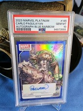 Hulk 145 2023 Marvel Platinum Creator Auto Blue Rainbow 07/15 picture