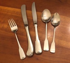 AMERICAN COLONIAL Oneida CUBE Heirloom Satin Stainless Flatware - Choice picture