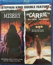 Stephen King Double Feature: Misery/Carrie Blu-Ray ( New) picture