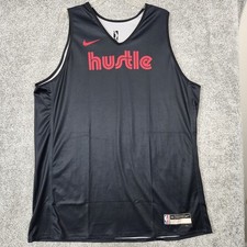 Memphis Hustle Jersey Mens 2XL Tall Black Gray NBA Basketball Reversible Nike picture