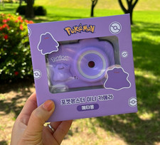 Pokemon Ditto Metamon Mini Digital Camera Full Set Plush Pouch Korea Exclusive picture