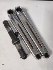 Old school Redline 401 flight 3 piece cranks 1/2 wrap 180mm bmx bike picture