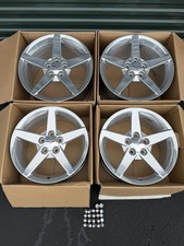 2005-2007 Chevrolet CORVETTE POLISHED 18”/19” OEM Wheels RIMS W/ CAPS & LUGNUTS picture