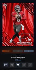 [DlGITAL CARD] TOPPS NFL COLLECT GO BOOSTS WEEK 3 ICONIC BAKER MAYFIELD BUCCANEE picture