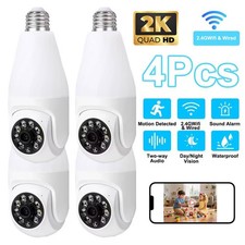5G Security Camera 2K E27 Light Bulb Wireless WiFi Camera 360°Night Vision Home picture