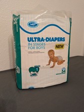 Vintage Lady Lee Ultra Diapers For Boys  Stage 1  54ct Sealed Package Lucky's picture