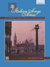26 Italian Songs and Arias: Medium Low Voice - Paperback - GOOD picture