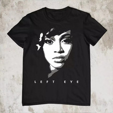 Left Eye Artwork Short Sleeve Black Unisex S-5XL T-Shirt picture