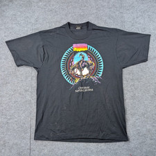 Vintage Cherokee North Carolina Shirt Mens XL Single Stitch Graphic Native 90s picture