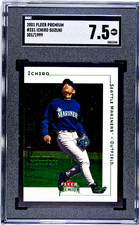 2001 Fleer Premium Rookies /1999 Prospects #231 Ichiro Suzuki RC SP HOF SGC 7.5 picture
