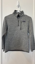 Patagonia Better Sweater Kids medium 8 Quarter Zip Fleece Pullover Jacket picture