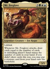 MTG Mr. Foxglove [Bloomburrow Commander] Foil Near Mint Magic picture