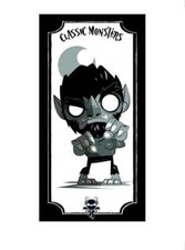Wolfman Werewolf Juan Rubi Giclee Art Print 13x17 Universal Monsters COA Signed picture