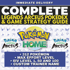 Pokémon Legends Arceus Complete Shiny Living Dex 6 IV & Guide HOME Pokedex picture