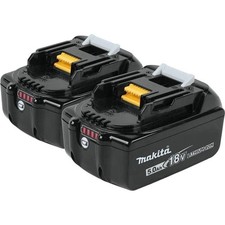 2PCS Makita BL1850B-2 18V LXT Lithium‑Ion 5.0Ah Battery 2 Pack picture