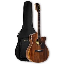 41'' Electric Acoustic Antique Guitar Solid Acacia Top Acacia Back and Sides picture