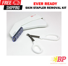 Ever Ready First Aid Sterile Disposable Medical Skin Stapler w Staples & Remover picture
