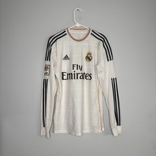 2013/2014 Adidas Real Madrid Cristiano Ronaldo Long Sleeve Kit Jersey Shirt Sz S picture