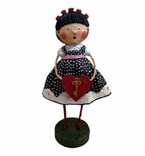 Lori Mitchell Key to My Heart Valentine’s Day Figurine Retired Hand Painted picture