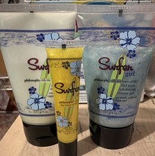 Philosophy Surfer Girl Tropical Smoothie Shower Gel Lotion Lip Shine sealed/ new picture