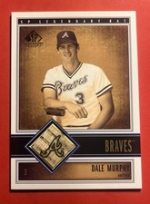 2002 UD Legendary Cuts DALE MURPHY GU Bat Card #B-DMu *HOF*  *SWEET CARD**  MINT picture