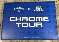 Very Rare Callaway Chrome Tour Bob Does Sports Limited Edition Balls 1 Dozen New picture