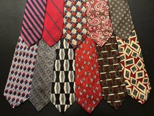 Vintage EUC Tie Lot Of 11 All Robert Talbott Ties Repp Silk Foulards Jacquards picture