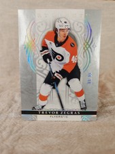 26/27Upper Deck Artifacts Platinum Sparkle Trevor Zegras Philadelphia Flyers /99 picture