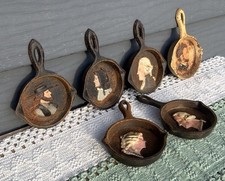 5 Antique 1940-50 Cast Iron 4.5