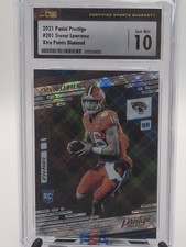 2021 Panini Prestige #201 Trevor Lawrence Xtra Points Diamond RC SGC/CGC 10 Gem picture