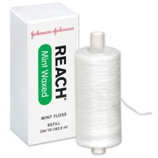 Reach Johnson & Johnson 211896400 Waxed Mint Floss 200 Yard Spool 2733 picture