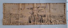 1927 Spirit Of St Louis Charles Lindbergh Woven Tapestry Made In France picture