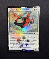 2025 Magic: The Gathering Marvel Spider-Man, Peter Parker Foil Promo P 0003 picture