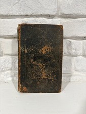 Antique 1852 German Bible Die Bibel Heilige Schrift New York Leather Bound picture