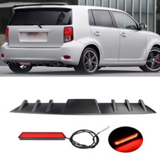 For Scion xB Black Rear Bumper Diffuser Body Kit w/ LED Brake Tail Light picture