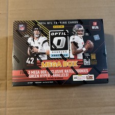 2024 Panini NFL Optic Donruss Football Trading Card Mega Box - Green Hyper picture