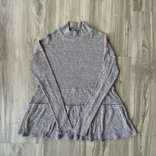 Maurices Ribbed Mock Neck Tiered Babydoll Top picture