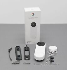 Google Nest GA02767-US Doorbell Wired (2nd Generation) - Snow picture
