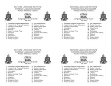 Defense Language Institute DLI BASIC CZECH Text & 600+ MP3 Audio CD picture