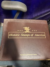 Historic Stamps of America Stamp Book 200 Stamps Complete 1985-1989 picture